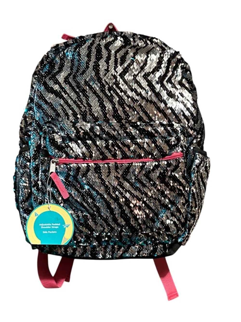NWT Sequins Bookbag backpack